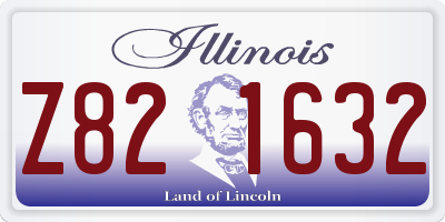 IL license plate Z821632