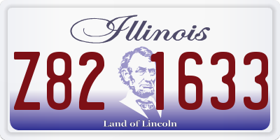 IL license plate Z821633