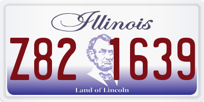 IL license plate Z821639