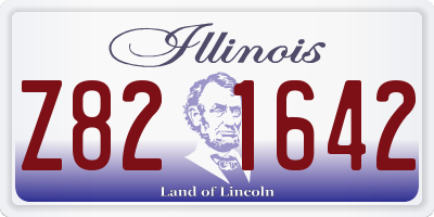 IL license plate Z821642