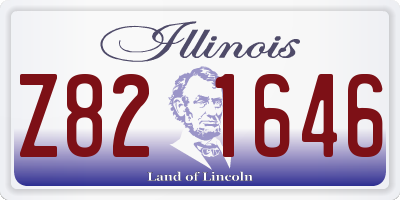 IL license plate Z821646