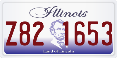 IL license plate Z821653