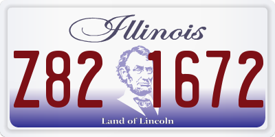 IL license plate Z821672