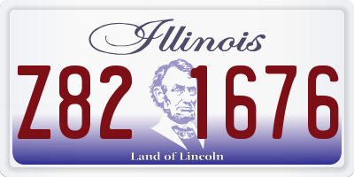 IL license plate Z821676