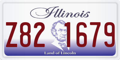 IL license plate Z821679