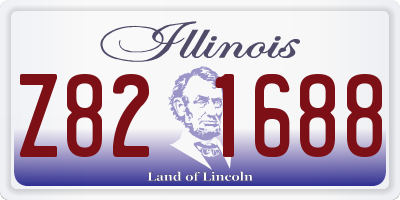 IL license plate Z821688