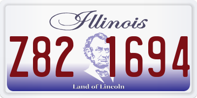 IL license plate Z821694