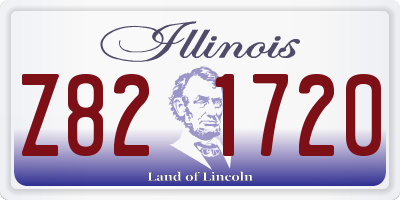 IL license plate Z821720