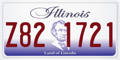 IL license plate Z821721