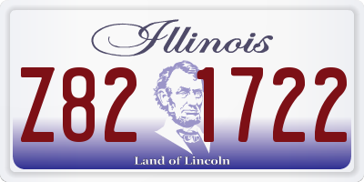 IL license plate Z821722