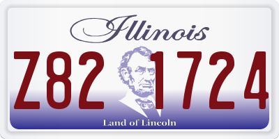 IL license plate Z821724