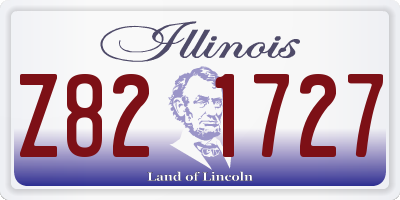 IL license plate Z821727
