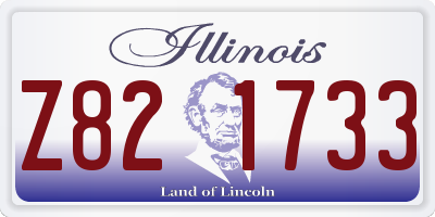 IL license plate Z821733