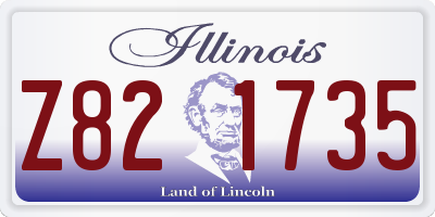 IL license plate Z821735