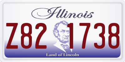 IL license plate Z821738
