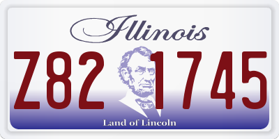 IL license plate Z821745
