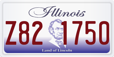 IL license plate Z821750