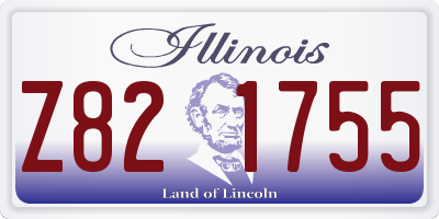 IL license plate Z821755