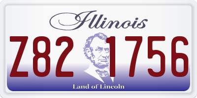 IL license plate Z821756