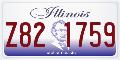 IL license plate Z821759