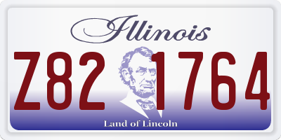 IL license plate Z821764