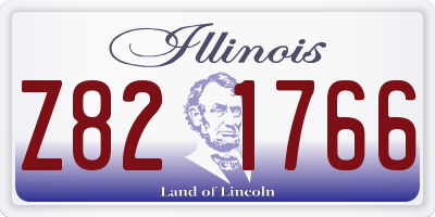 IL license plate Z821766