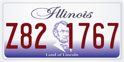 IL license plate Z821767