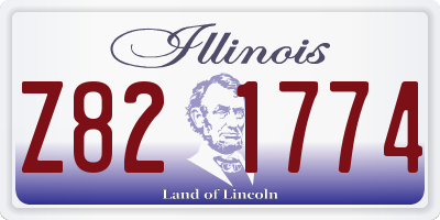 IL license plate Z821774