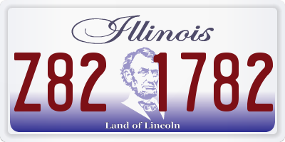 IL license plate Z821782