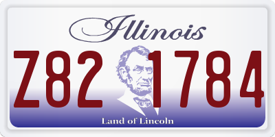 IL license plate Z821784