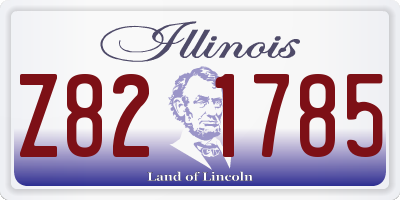 IL license plate Z821785