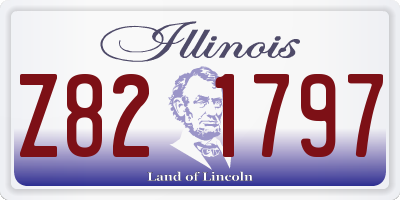 IL license plate Z821797