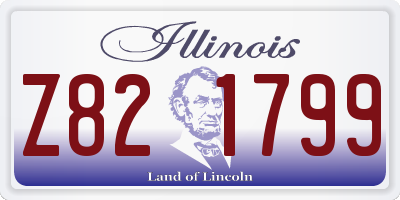 IL license plate Z821799