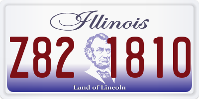 IL license plate Z821810