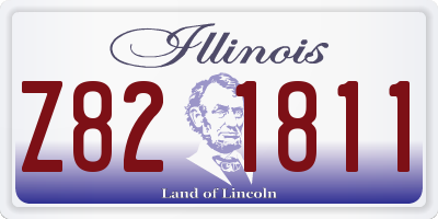 IL license plate Z821811
