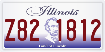 IL license plate Z821812