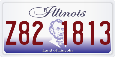 IL license plate Z821813