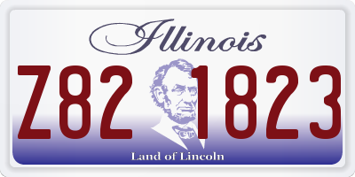 IL license plate Z821823