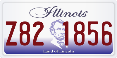IL license plate Z821856