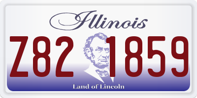 IL license plate Z821859