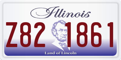 IL license plate Z821861