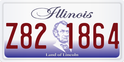 IL license plate Z821864