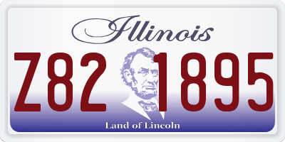 IL license plate Z821895