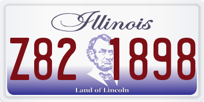 IL license plate Z821898