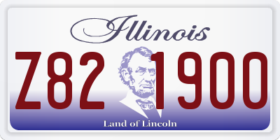 IL license plate Z821900