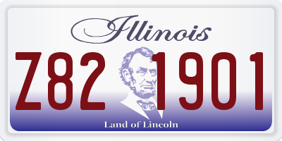 IL license plate Z821901