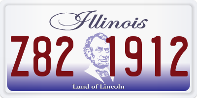 IL license plate Z821912