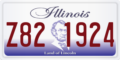 IL license plate Z821924