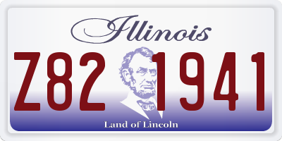 IL license plate Z821941