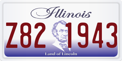 IL license plate Z821943
